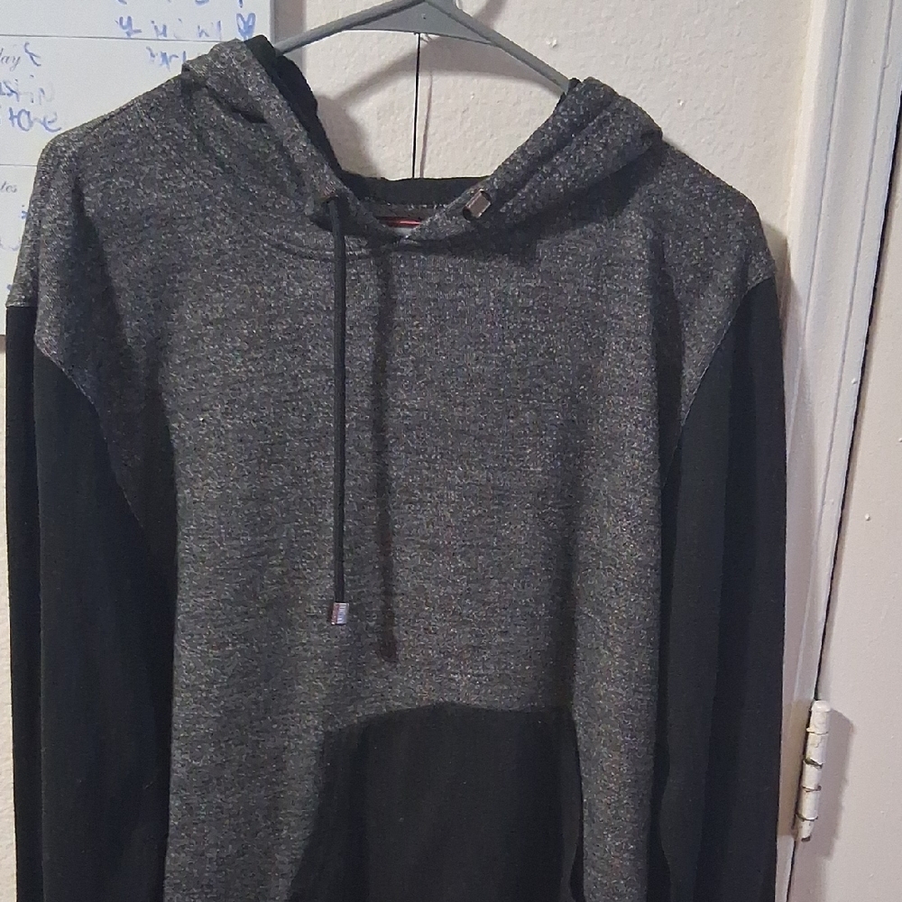 Galaxy By Harvic Charcoal and Black Hoodie